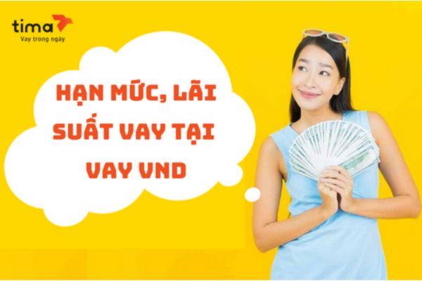 hạn mức, lãi suất vay tại vay vnd